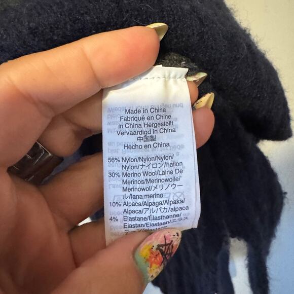 Madewell Inland Striped Turtleneck Sweater in Coziest Yarn size Large - Picture 5 of 7